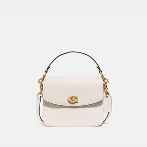 Coach Cassie Crossbody White Leather